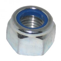 Hex Nyloc Nut Type P Bright Zinc Plated