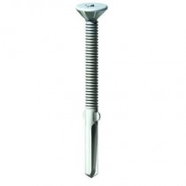 Countersunk Wing Tip for Heavy Section Self Drill Screws