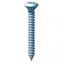 Raised Countersunk AB Self Tapping Screws Bright Zinc Plated