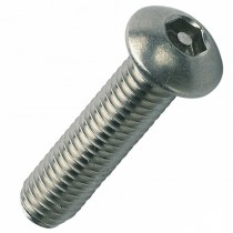 Pin Hex Button Socket Screw Stainless Steel A2 304