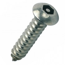 Pin Hex Button Self Tapping Screw Stainless Steel A2 304