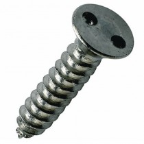 2 Hole Security Countersunk Self Tap Screw Stainless A2 304