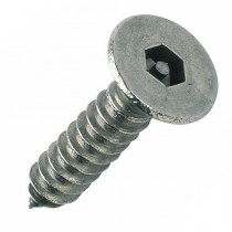 Pin Hex Countersunk Self Tapping Screw Stainless A2 304