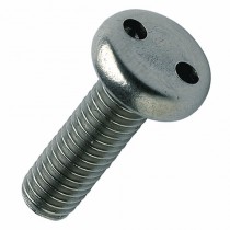 2 Hole Security Pan Machine Screw Stainless Steel A2 304