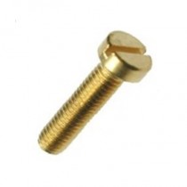 Pan Slot Machine Screw Brass Self Colour