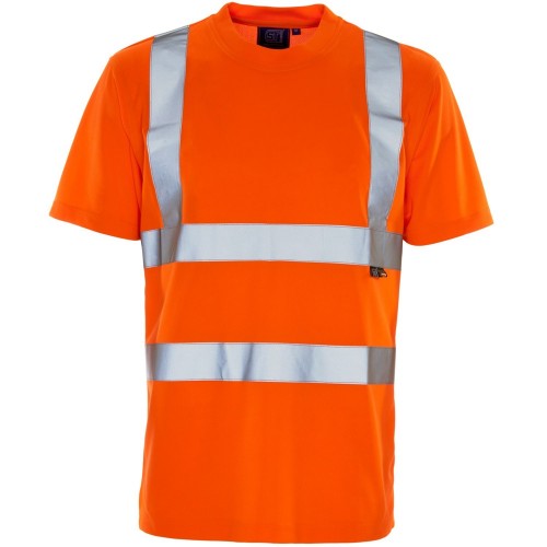 Hi Visibility Orange Short Sleeve T-Shirts
