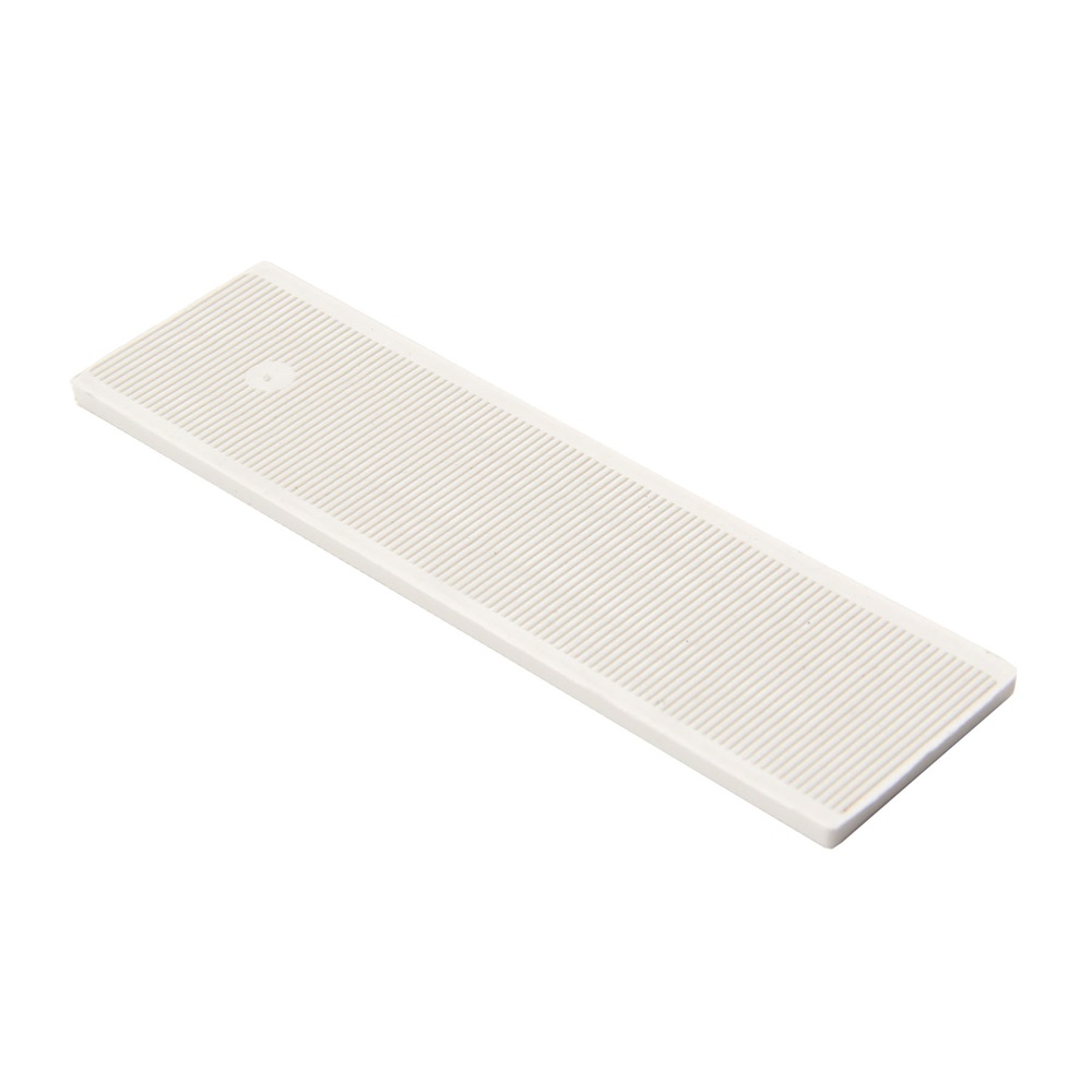 24 x 100 x 3mm Flat Packing Shim - White