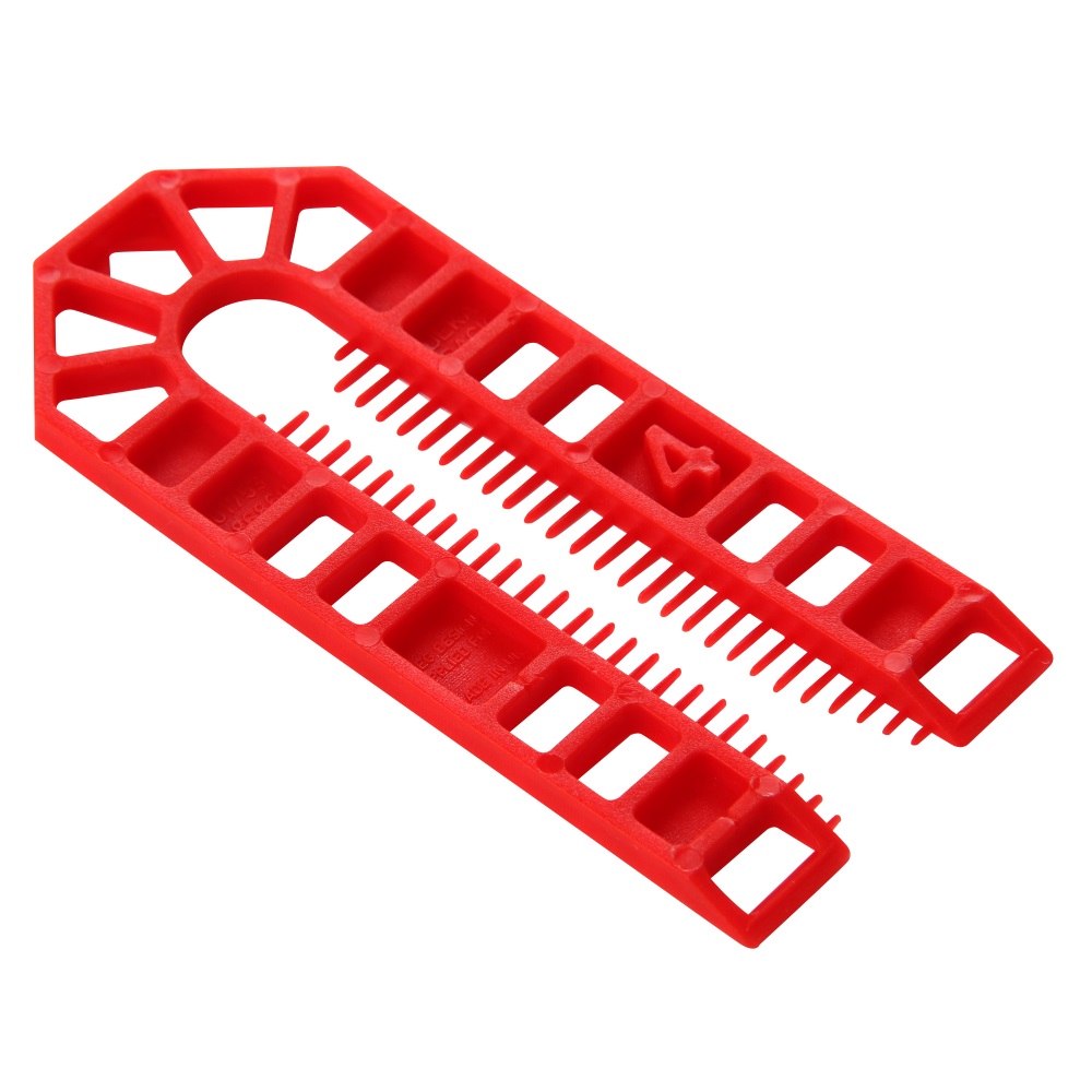 101 x 43 x 4mm Plastic Packing U Shim Red