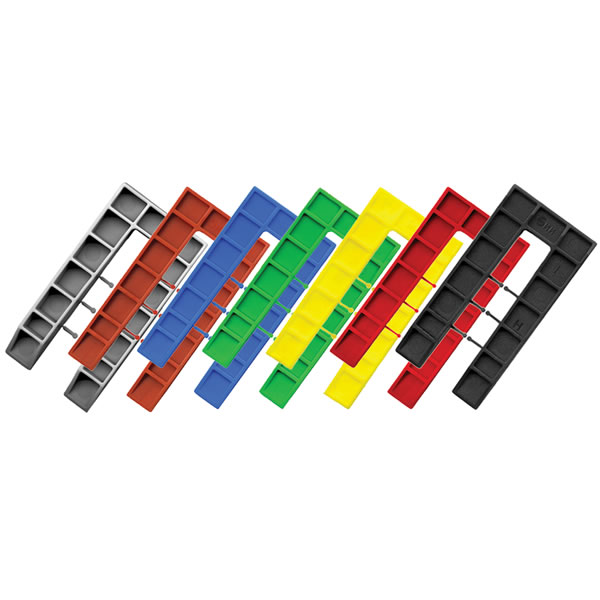 100 x 43mm Plastic Packing U Shim Assortment