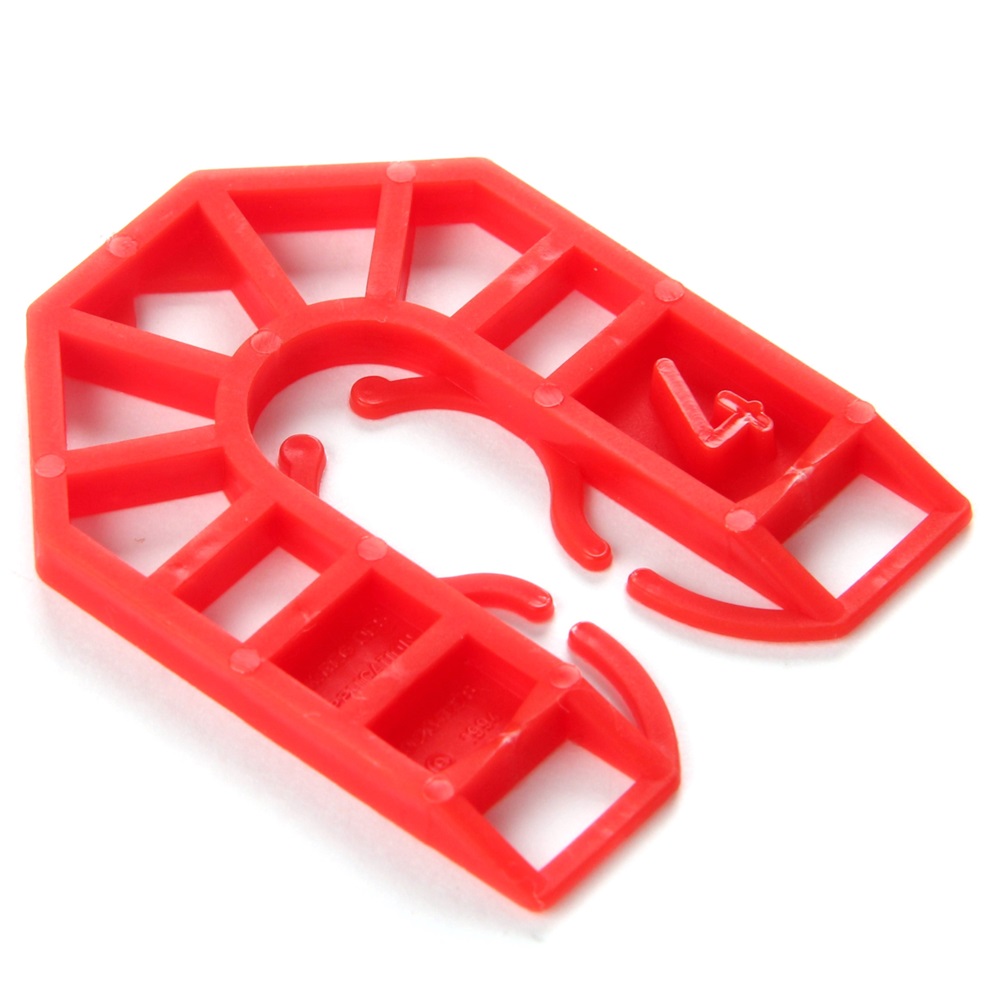 55 x 43 x 4mm Plastic Packing U Shim Red