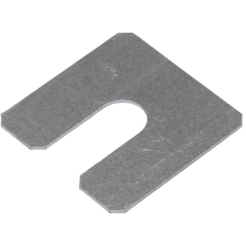 50 x 50 x 1mm Steel Horseshoe Packing Shim