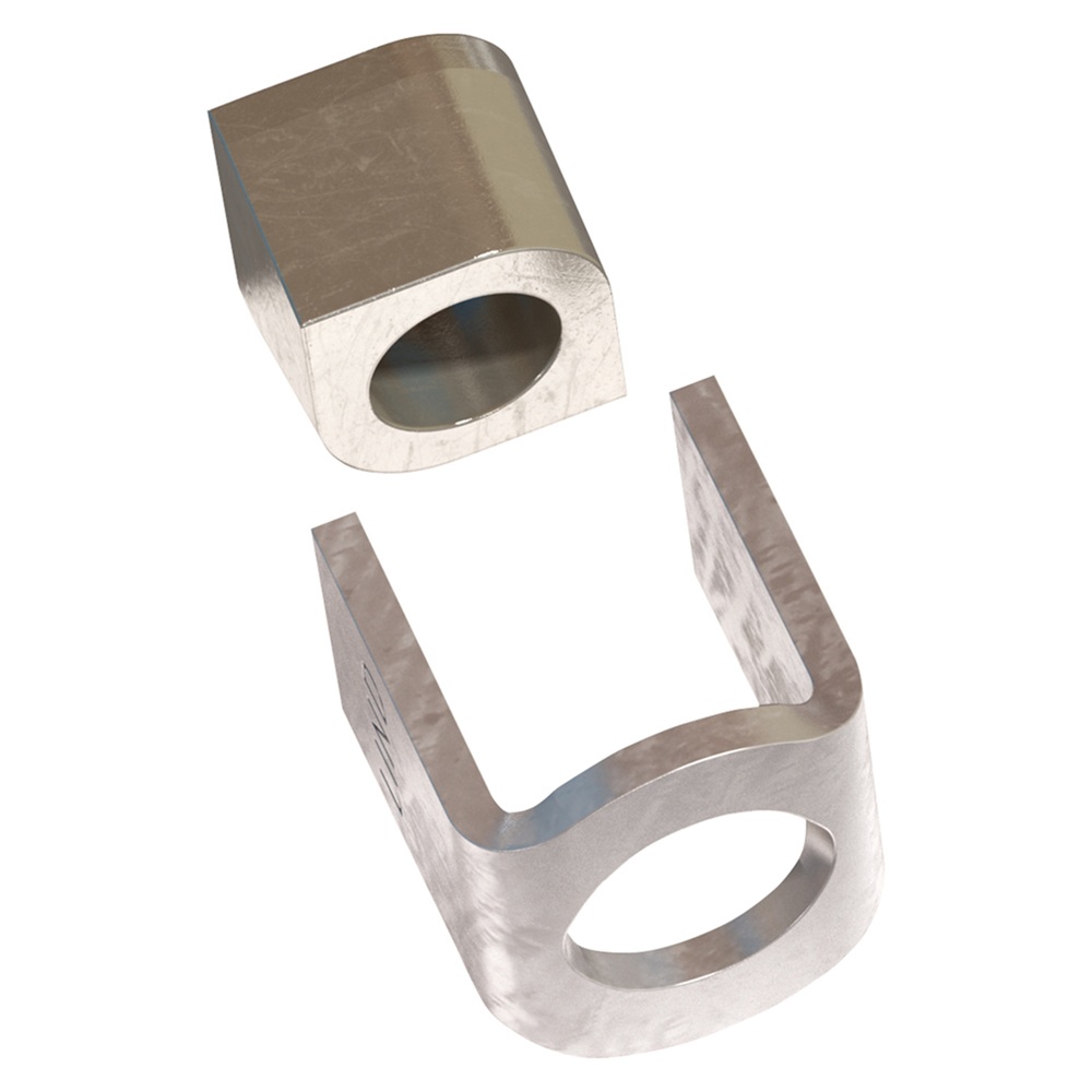 Lindapter M10 ComFlor Clamp Bright Zinc
