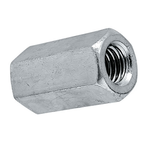 M6 Studding Connector Mild Steel Bright Zinc