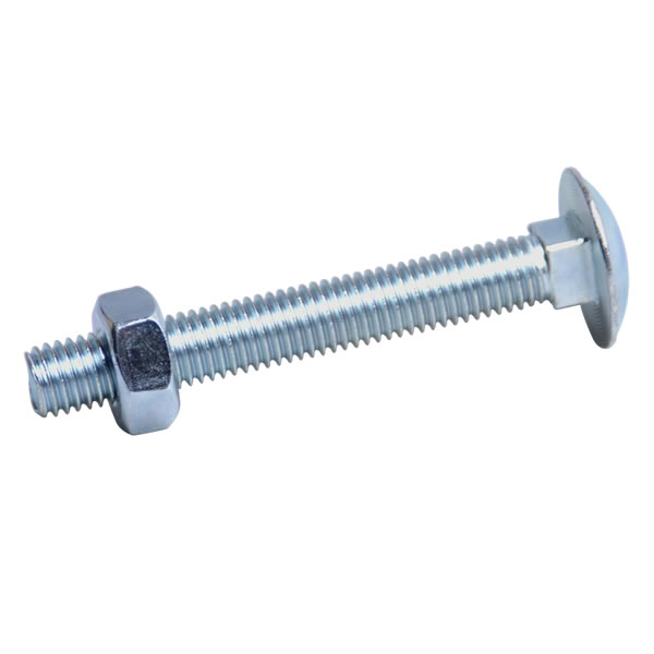 M6 x 30 Mild Steel Coach Bolt & Nut