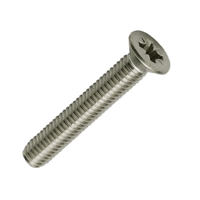 M2 x 4 Countersunk Pozi Machine Screw