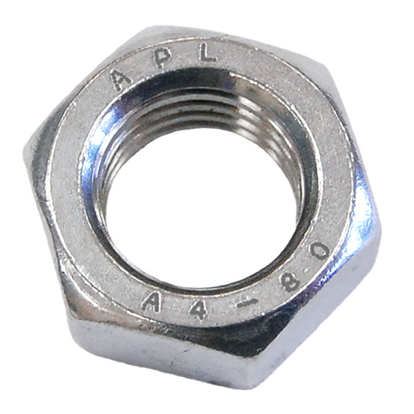 M3 Full Nut Stainless Steel A4 (316)