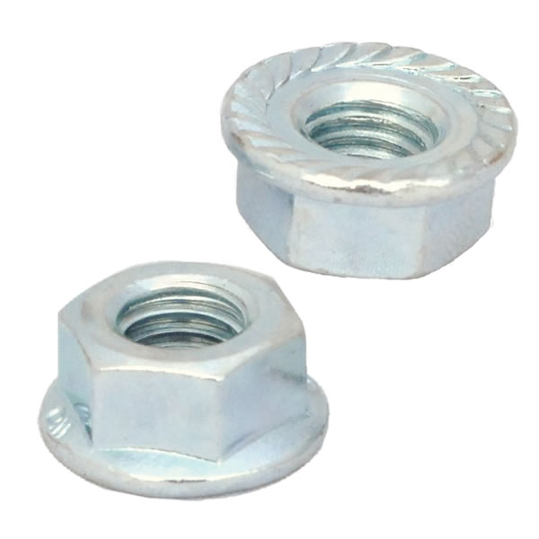 M5 Serrated Flange Nut Mild Steel