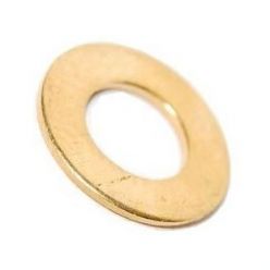 M2.5 Form A Flat Washer Brass Self Colour