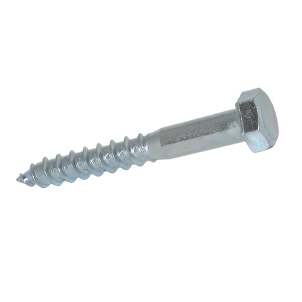 M6 x 20 Hexagon Coach Screw Mild Steel