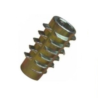 M8 x 13mm Threaded Insert Zinc Alloy