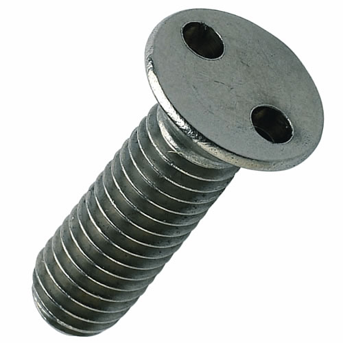 M5 x 12 2 Hole Countersunk Security