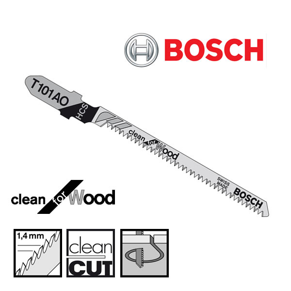 Bosch T101AO Jigsaw Blade For Wood - Softwood