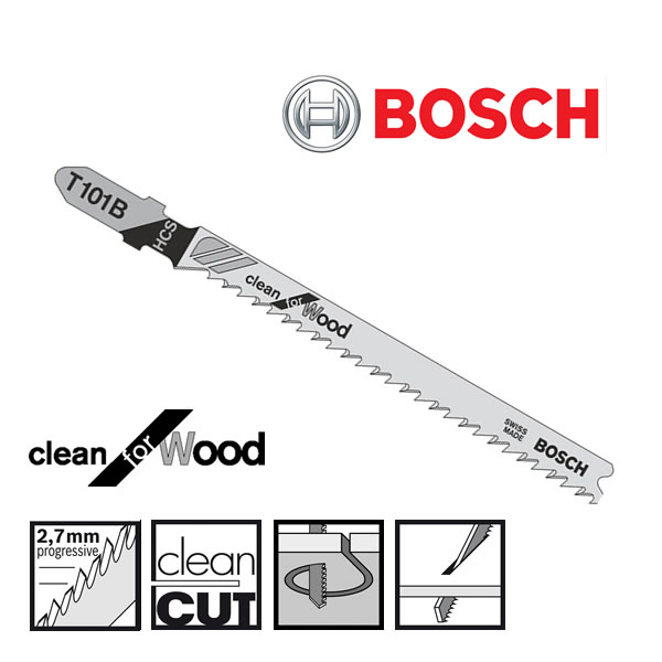 Bosch T101B Jigsaw Blade For Wood - Softwood