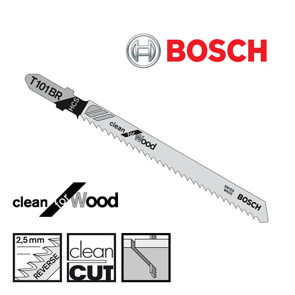Bosch T101BR Jigsaw Blade For Wood - Softwood