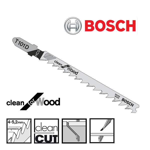 Bosch T101D Jigsaw Blade For Wood - Softwood