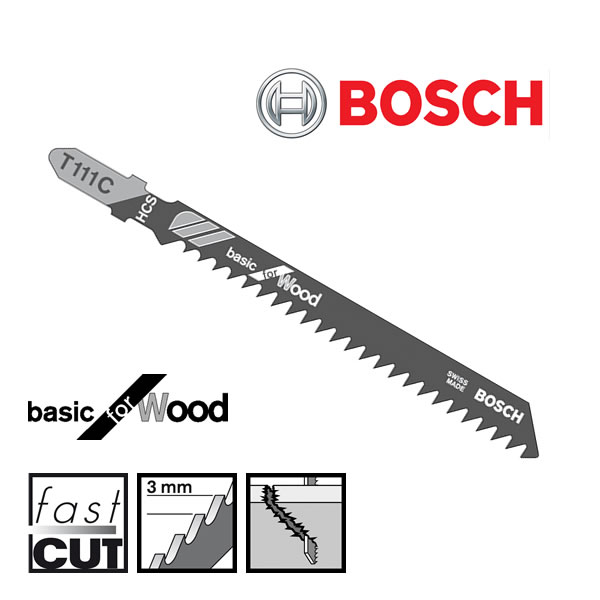 Bosch T111C Jigsaw Blade For Wood