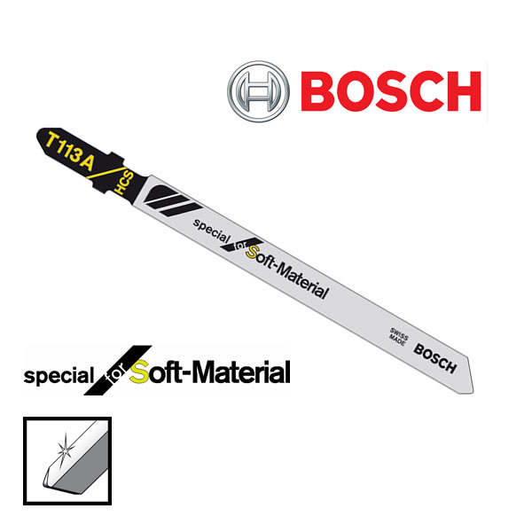 Bosch T113A Jigsaw Blades For Soft Materials