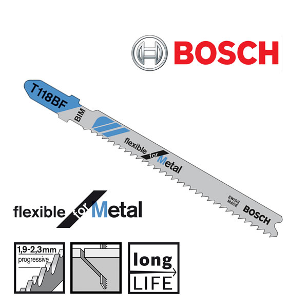Bosch T118BF Jigsaw Blade For Metal