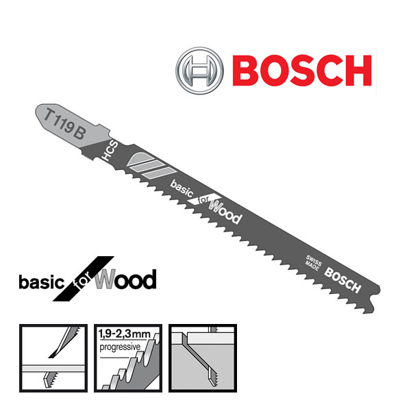 Bosch T119B Jigsaw Blade For Wood Softwood