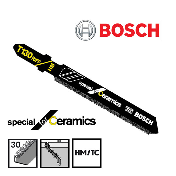 Bosch T130RIFF Jigsaw Blades For Ceramics