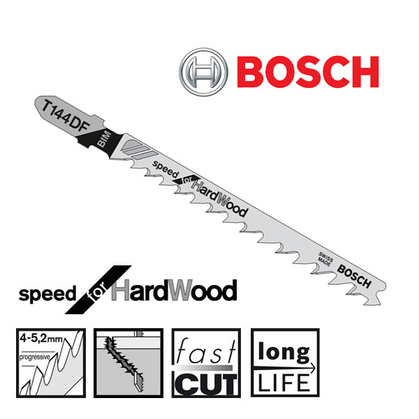 Bosch T144DF Jigsaw Blade For Wood - Softwood