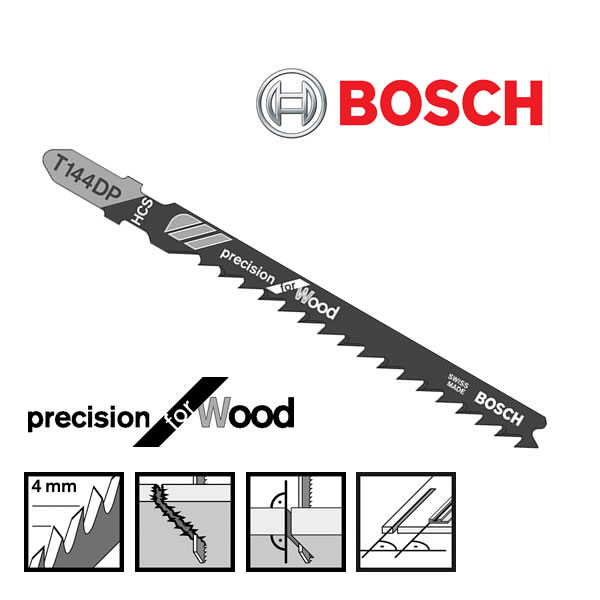 Bosch T144DP Jigsaw Blade For Wood - Softwood