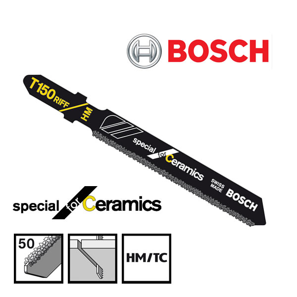 Bosch T150RIFF Jigsaw Blades For Ceramics