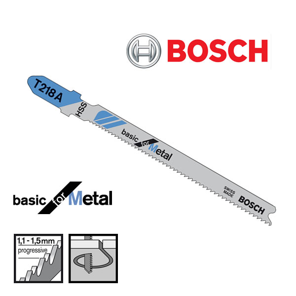 Bosch T218A Jigsaw Blade For Metal