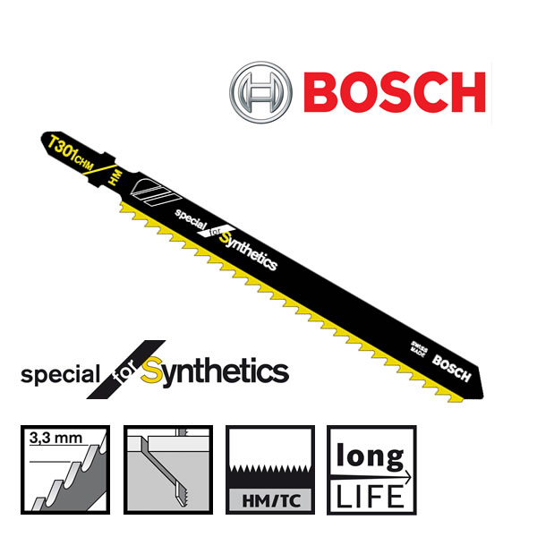 Bosch T301CHM Jigsaw Blade For Synthetics