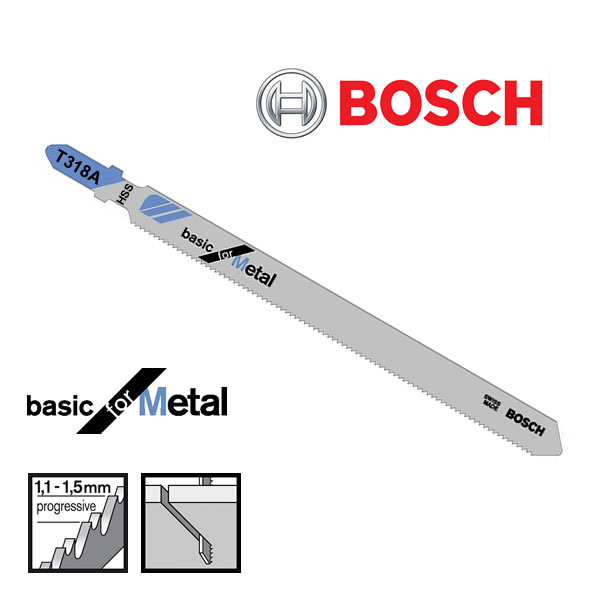 Bosch T318A Jigsaw Blade For Metal