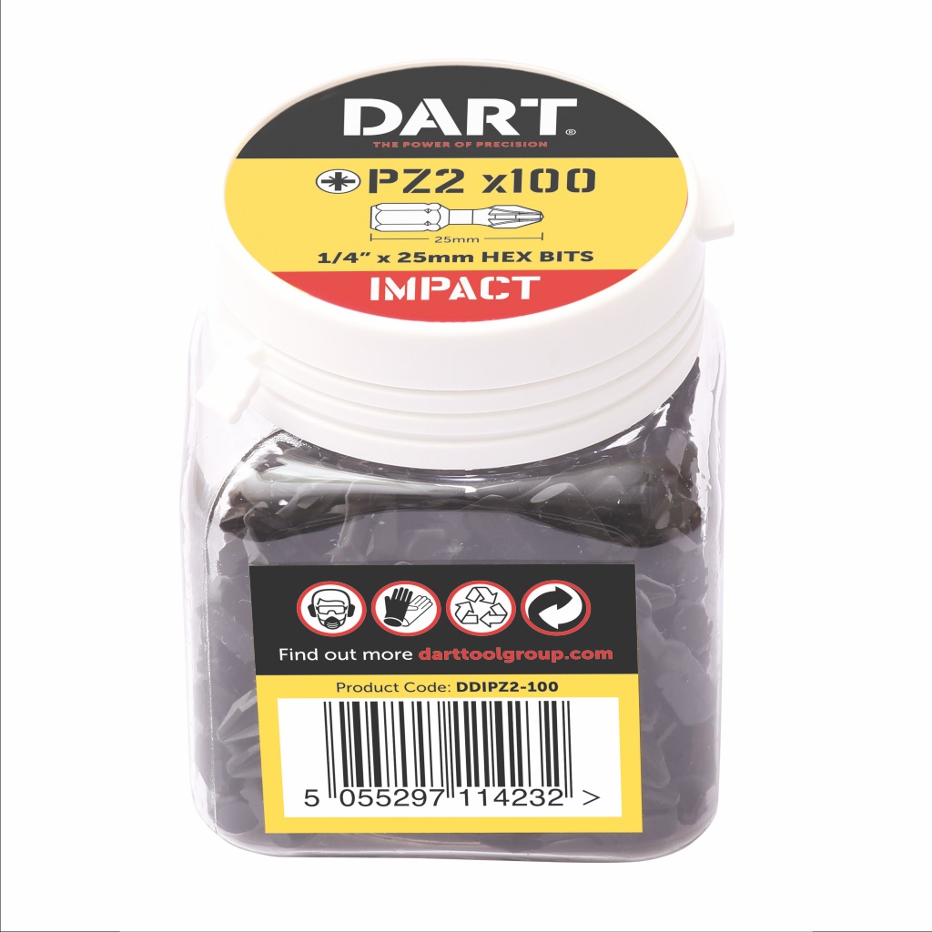 No 2 Pozi IMPACT Screwdriver Bits