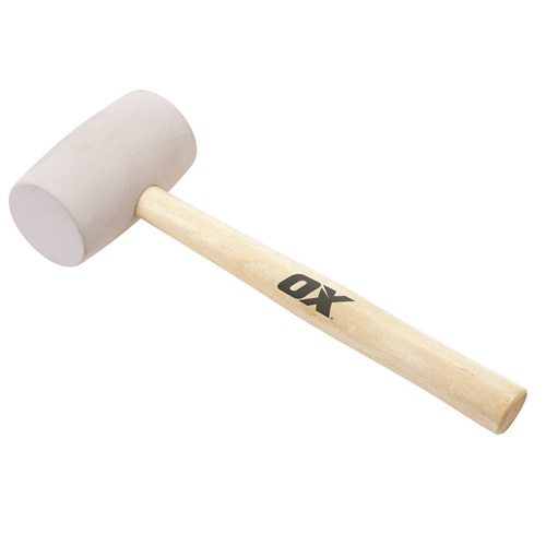 OX Pro White Rubber Mallet - 16 oz