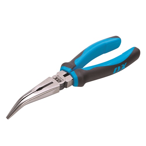 OX Pro Bent Long Nose Pliers - 200mm (8 inch)