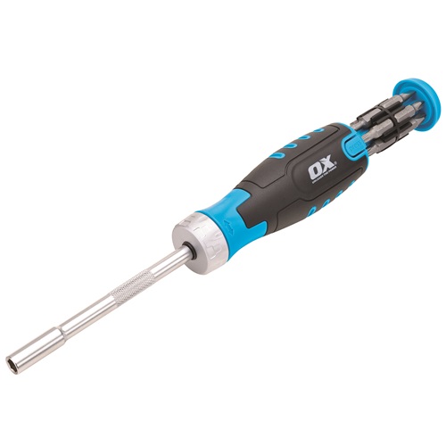 OX Pro Heavy Duty Multibit Ratchet