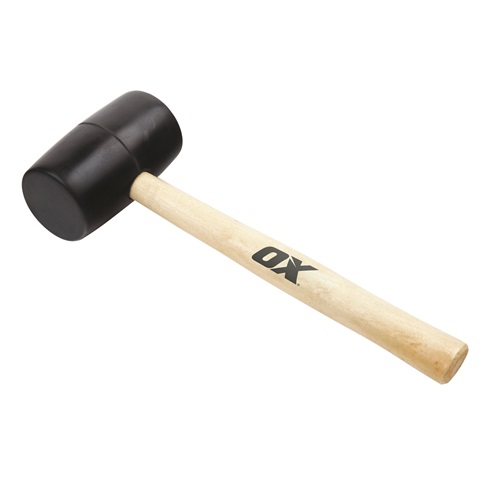 OX Trade Black Rubber Mallet - 16 oz