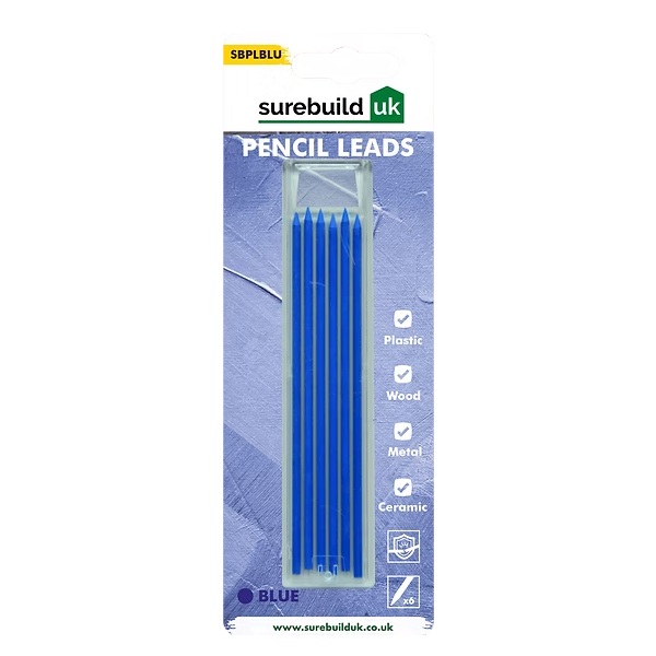 Surebuild Blue Pencil Leads for Deep Hole