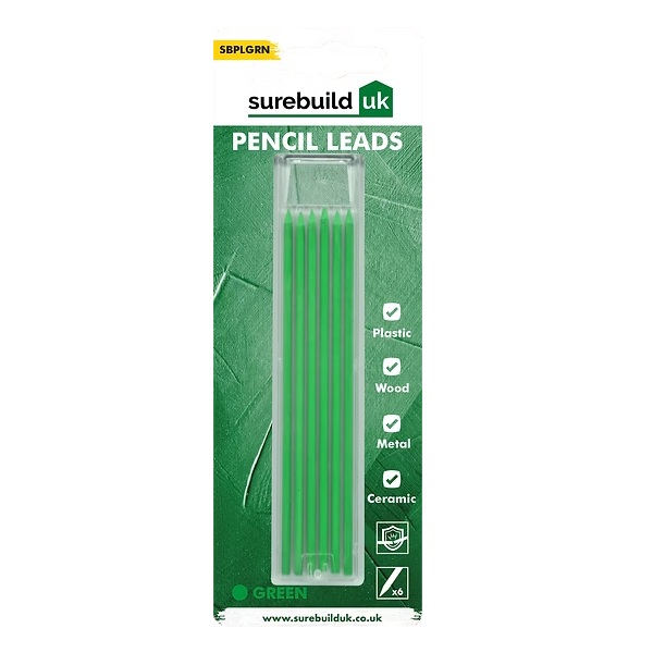 Surebuild Green Pencil Leads for Deep Hole
