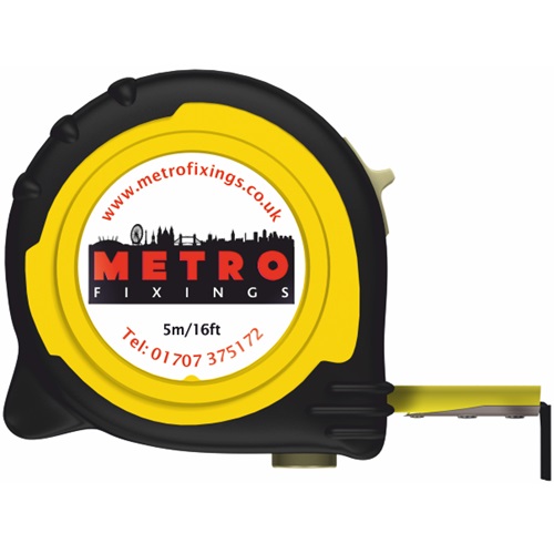 Metro Fixings 5m 16ft Tape Measure