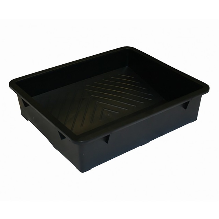 15 inch / 375mm Heavy Duty Rigid Black Plastic