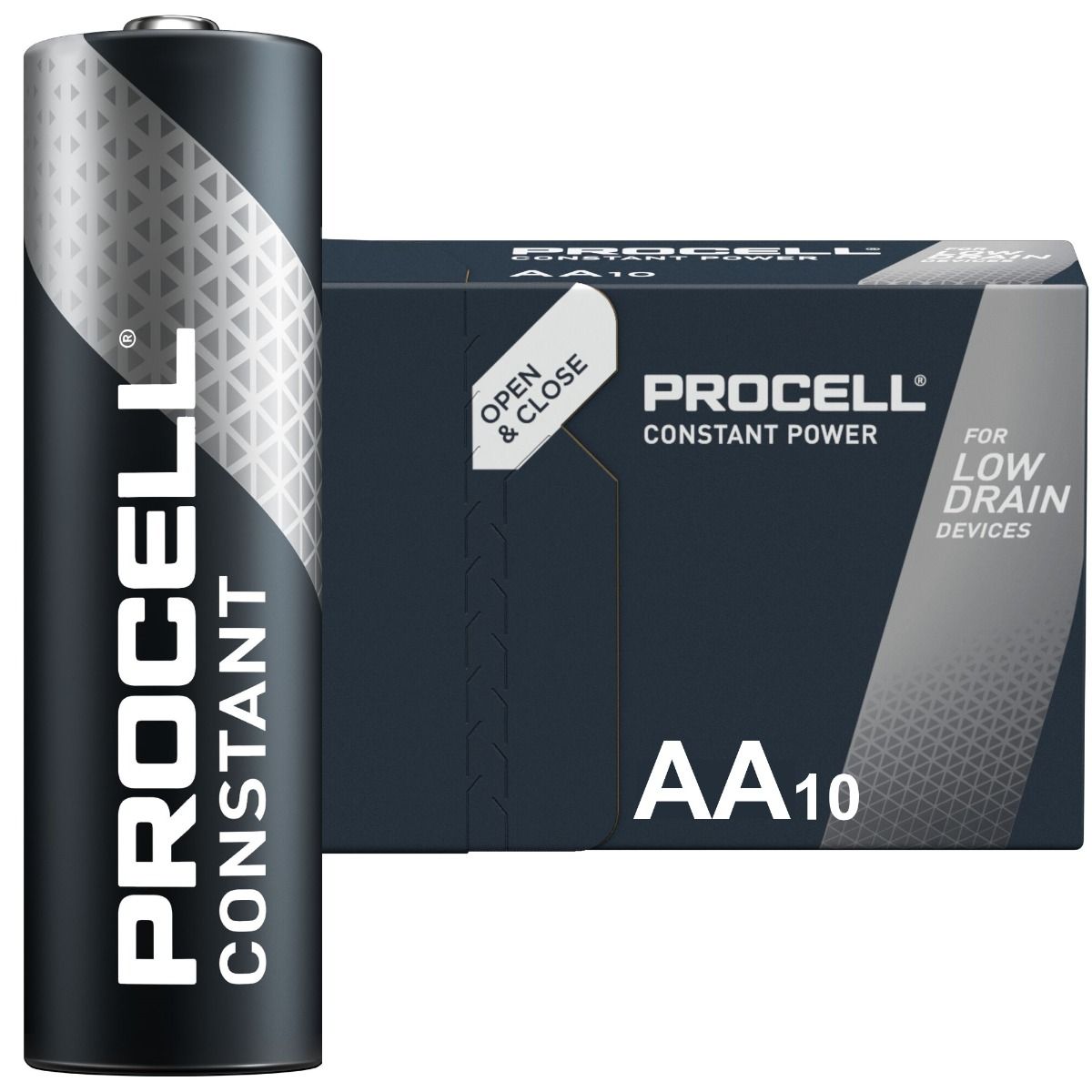 Procell Industrial AA Batteries - Pack of 10